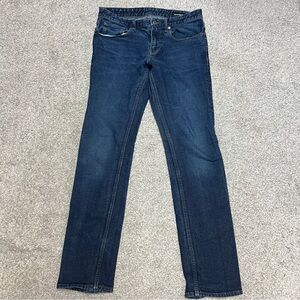 BONOBOS Jeans Mens 32x34 Slim Fit Dark Wash Denim 30x32 Actual